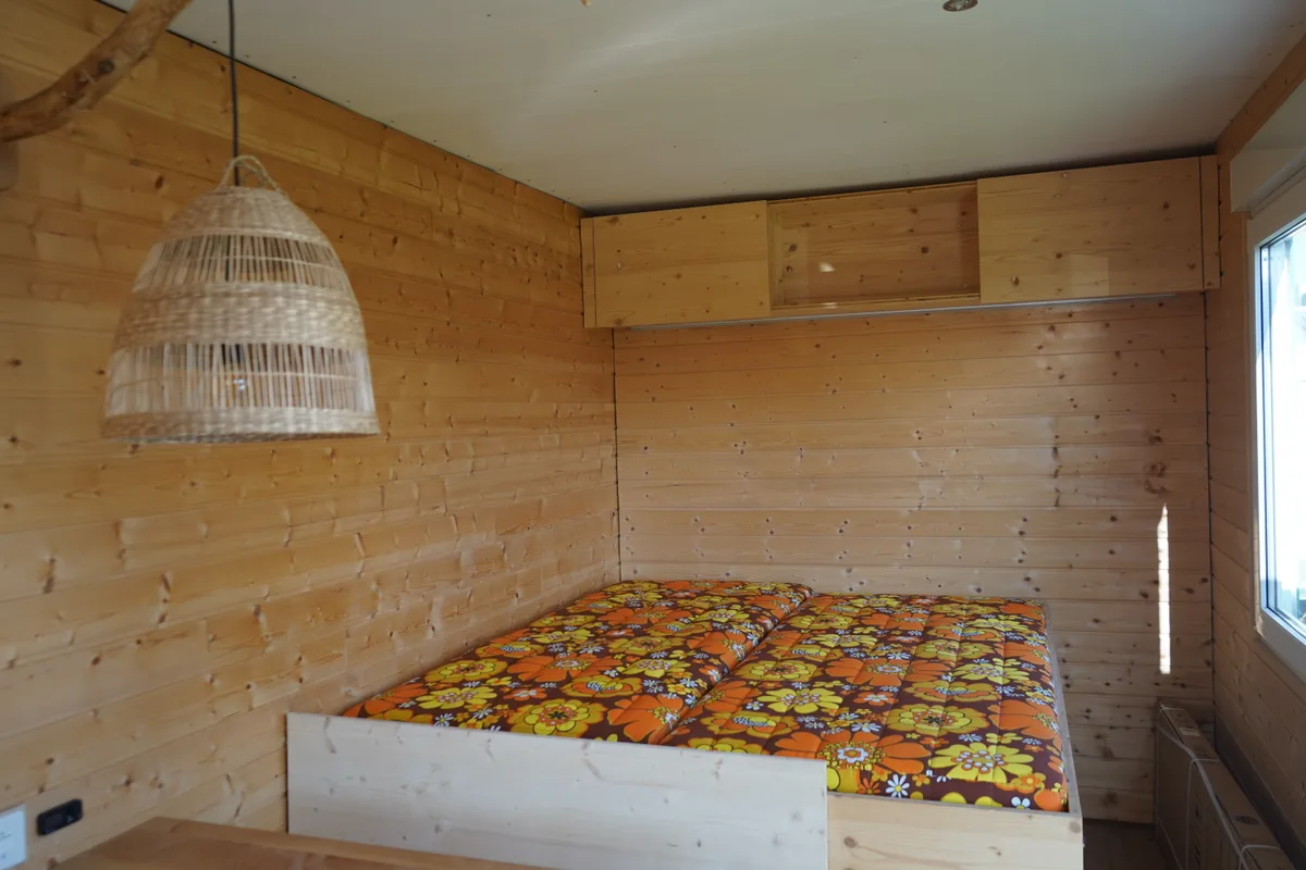 Die Siedlung von Tiny Houses an der Binzackerstrasse.